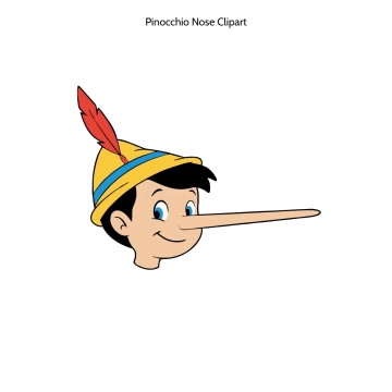 Free Pinocchio Nose Vector Clipart (PNG, SVG) to Edit Online