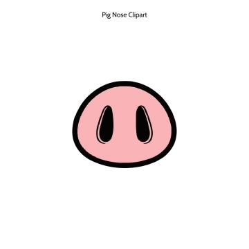 Free Pig Nose Vector Clipart (PNG, SVG) to Edit Online