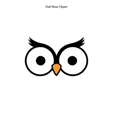 Free Owl Nose Vector Clipart (PNG, SVG) to Edit Online