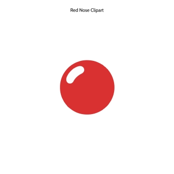 Free Red Nose Vector Clipart (PNG, SVG) to Edit Online