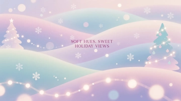 Free Pastel Christmas Aesthetic Background Template to Edit Online