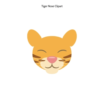 Free Tiger Nose Vector Clipart (PNG, SVG) to Edit Online