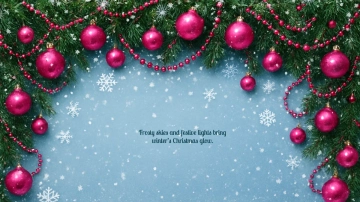 Free Winter Christmas Aesthetic Background to Edit Online