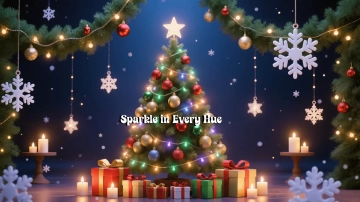 Free Colorful Christmas Eve Background Template to Edit Online