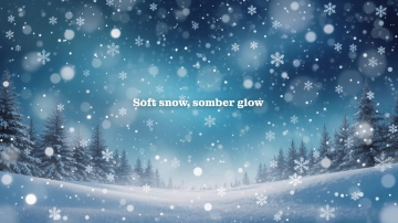 Free Blue Christmas Aesthetic Background Template to Edit Online