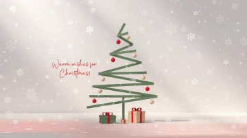 Free Minimalist Christmas Background Template to Edit Online