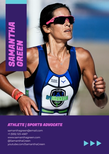 Free Athlete Media Kit Template to Edit Online