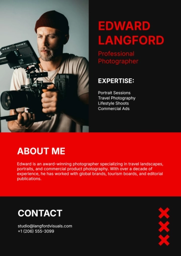 Free Printable Media Kit Template to Edit Online