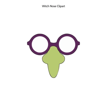 Free Witch Nose Vector Clipart (PNG, SVG) to Edit Online