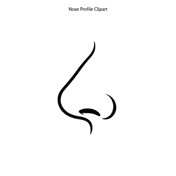 Free Nose Profile Vector Clipart (PNG, SVG) to Edit Online
