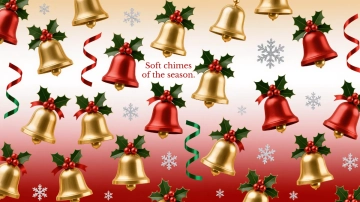 Free Aesthetic Christmas Bell Background Template to Edit Online