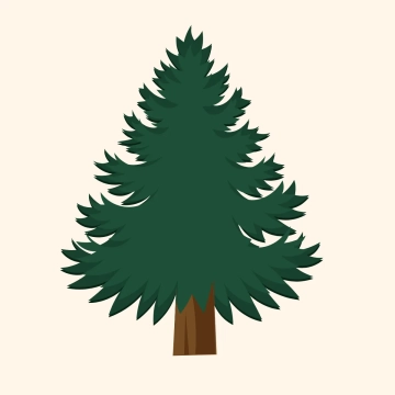 Free Simple Christmas Tree Clipart Template to Edit Online