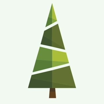 Free Modern Christmas Tree Clipart Template to Edit Online