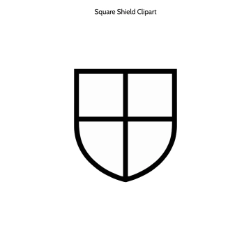 Free Square Shield Vector Clipart (PNG, SVG) to Edit Online