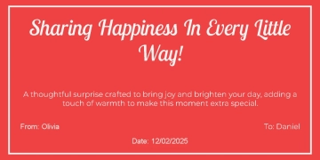 Free Personalized Gift Tag Template to Edit Online