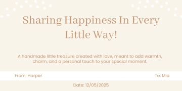 Free Festive Gift Tag Template to Edit Online