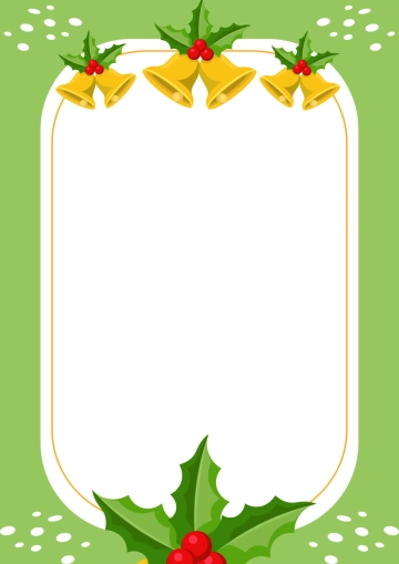 Free Decoration Christmas Border Template to Edit Online