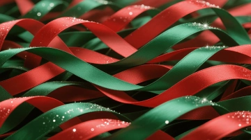 Free Christmas Ribbon Texture Template to Edit Online