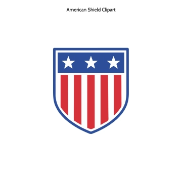 Free American Shield Vector Clipart (PNG, SVG) to Edit Online