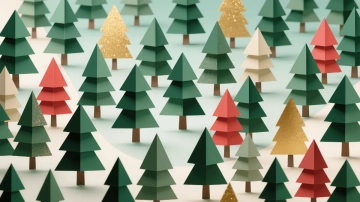 Free Christmas Tree Texture Template to Edit Online