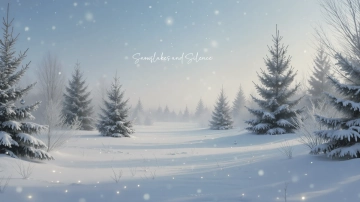 Free Snow Christmas Tree Background Template to Edit Online