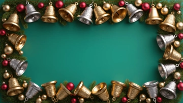 Free Holiday Bells Texture Template to Edit Online