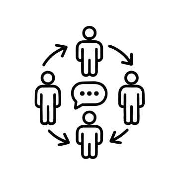 Free Communication Cycle Icon to Edit Online