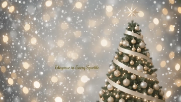 Free Elegant Christmas Tree Background Template to Edit Online