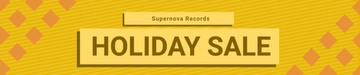 Free Holiday Sale Soundcloud Banner Template to Edit Online