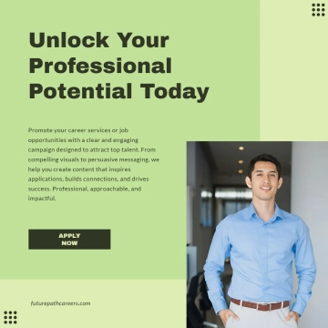 Free Career Ad Template to Edit Online