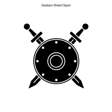 Free Gladiator Shield Vector Clipart (PNG, SVG) to Edit Online