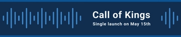 Free Music Promotion Soundcloud Banner Template to Edit Online