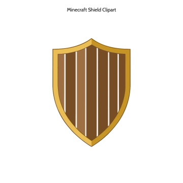 Free Minecraft Shield Vector Clipart (PNG, SVG) to Edit Online