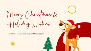 Free Christmas Theme Presentation Template to Edit Online