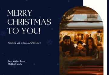 Free Christmas Day Card Template to Edit Online