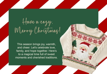 Free Ugly Santa Sweater Template to Edit Online