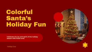 Free Christmas Holiday Presentation Template to Edit Online