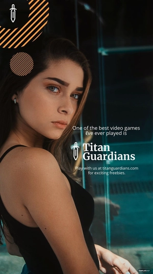 Free Games Influencer Instagram Story Template to Edit Online