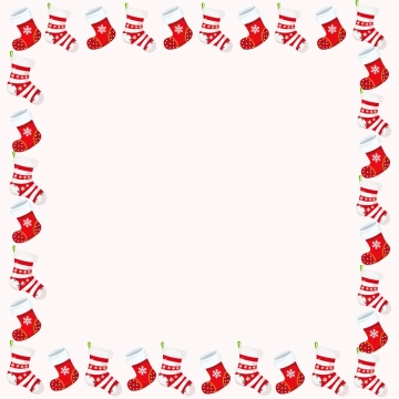 Free Printable Christmas Border Clipart Template to Edit Online