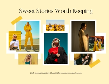 Free Girls Scrapbook Template to Edit Online