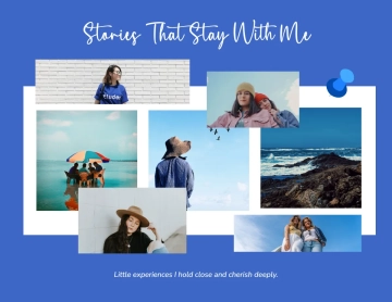 Free Digital Scrapbook Template to Edit Online