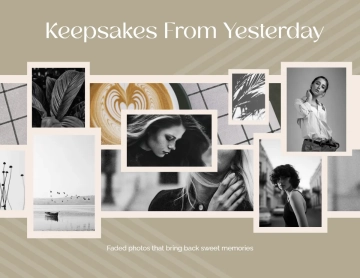 Free Old-Style Scrapbook Template to Edit Online