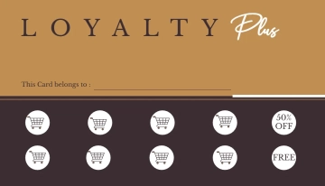 Free Costumer Loyalty Punch Card Template to Edit Online