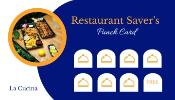 Free Restaurant Reward Punch Card Template to Edit Online