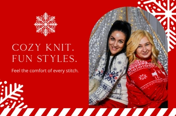 Free Whimsical Knit Sweater Template to Edit Online