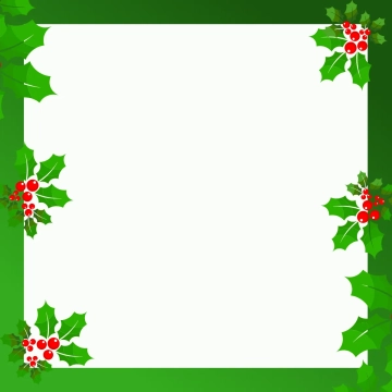 Free Christmas Garland Border Clipart Template to Edit Online
