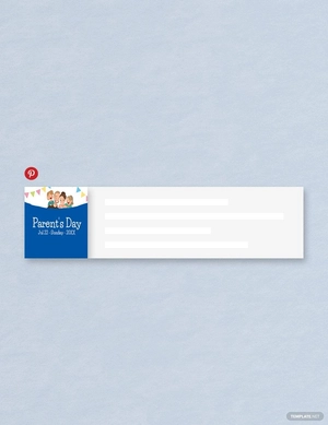 Parent's Day Pinterest Board Cover Template