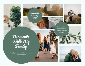 Free Family Scrapbook Template to Edit Online