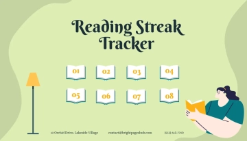 Free Reading Streak Punch Card Template to Edit Online