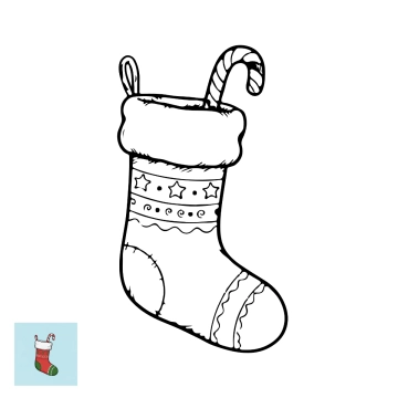 Free Kids Christmas Coloring Page Template to Edit Online